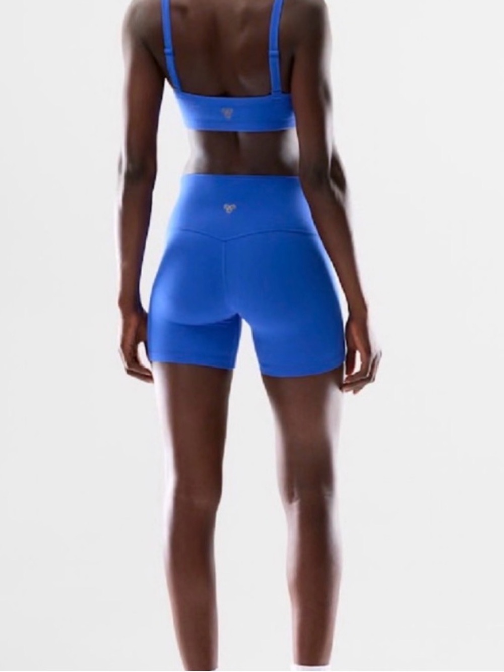 TNA Aritzia Butter Cheeky Hi-Rise 5” Shorts Jazz Blue Biker Shorts